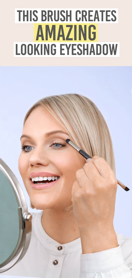 Dual Ended Eye Definer Brush - Beauty and the Boutique - This brush creates amazing looking eyeshadow