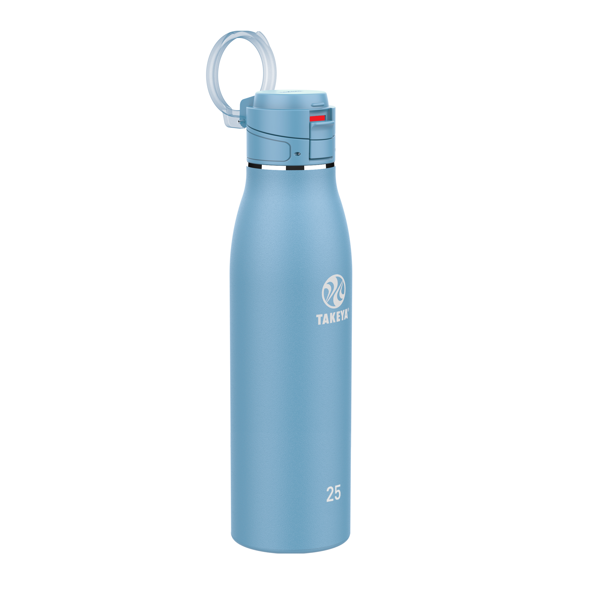 Onyx 22 Ounce Takeya Actives Insulated Water Bottle w/Spout Lid 