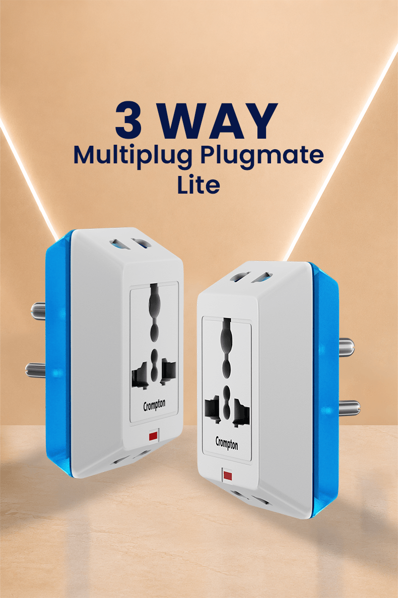 3 Way Multiplug Plugmate Lite