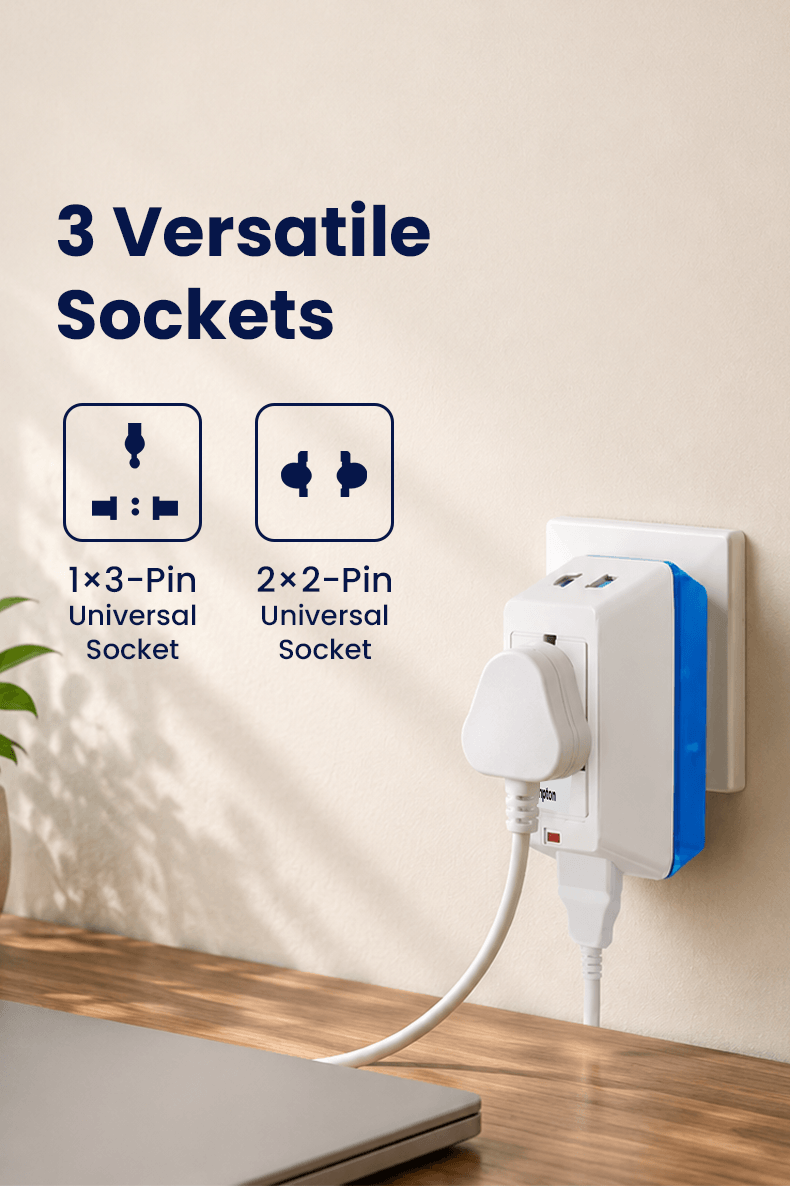 3 Versatile Sockets