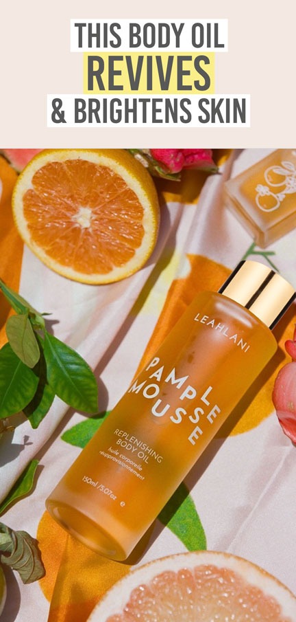 Leahlani Pamplemousse Replenishing Body Oil - Beauty and the Boutique - This body oil revives and brightens skin