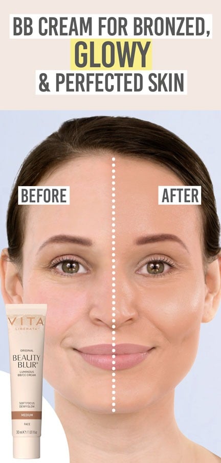 Vita Liberata Beauty Blur Luminous BB/CC Cream - Beauty and the Boutique - BB cream for bronzed, glowy & perfected skin