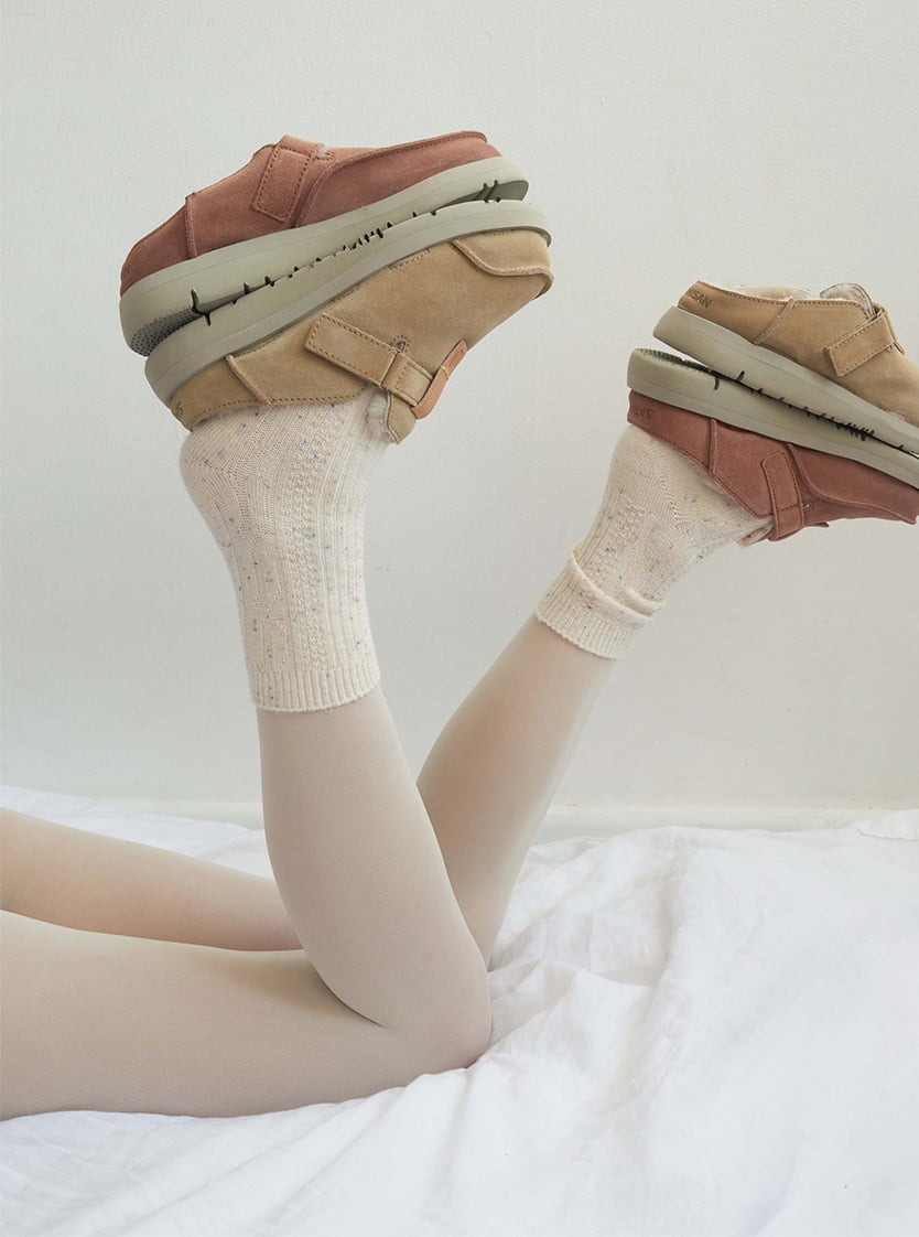 Uwabaki Clog Suede