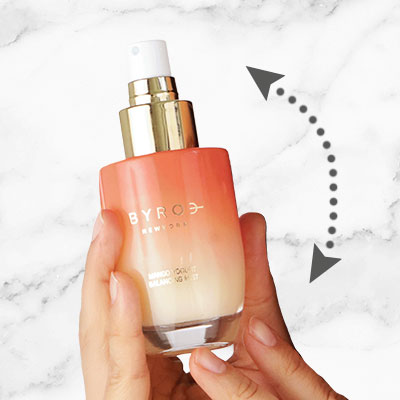 Byroe Mango-Infused Yoghurt Balancing Mist - How to use - Step 2