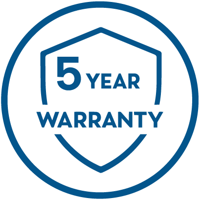 5 Years Warranty