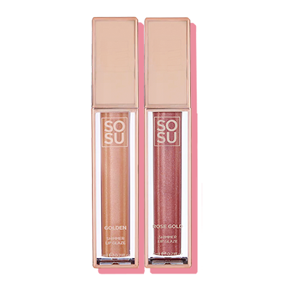 SOSU Shimmer Lip Glaze Duo - Beauty and the Boutique 