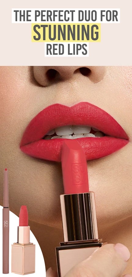 SOSU Perfect Red Lip Duo - Beauty and the Boutique - The perfect duo for stunning red lips