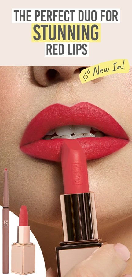 SOSU Perfect Red Lip Duo - Beauty and the Boutique - The perfect duo for stunning red lips