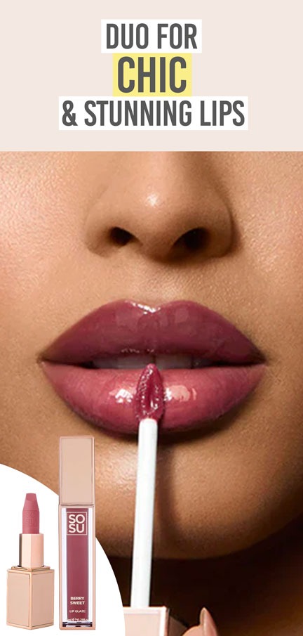 SOSU Ultimate Chic Lip Duo - Beauty and the Boutique - Duo for chic & stunning lips