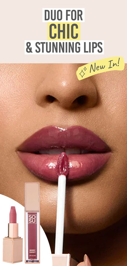 SOSU Ultimate Chic Lip Duo - Beauty and the Boutique - Duo for chic & stunning lips