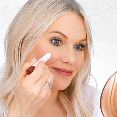 Ruby Hammer Lip Serum Balm in 'Deep Nude' how to - Step 3