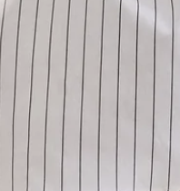 White stripe channel waist shirt