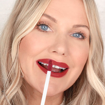 theBalm Meet Matt(e) Hughes Liquid Lipstick in ‘Loyal’ & ‘Devoted’ how to use - Step 2