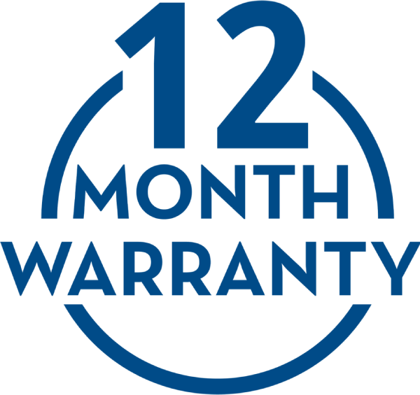 12 Months Warranty
