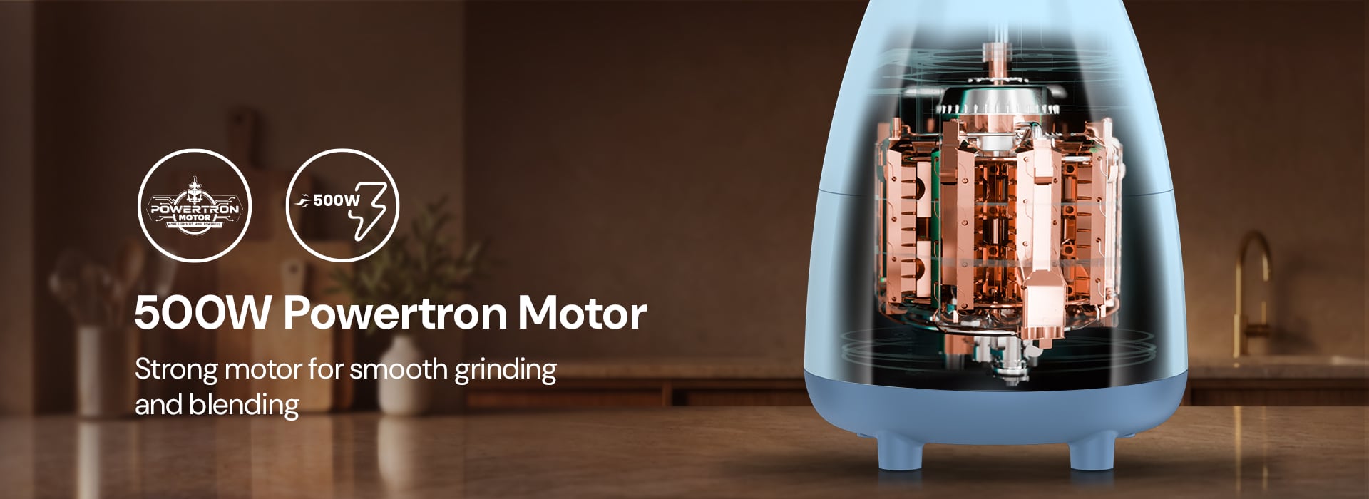 500W Powerful Motor