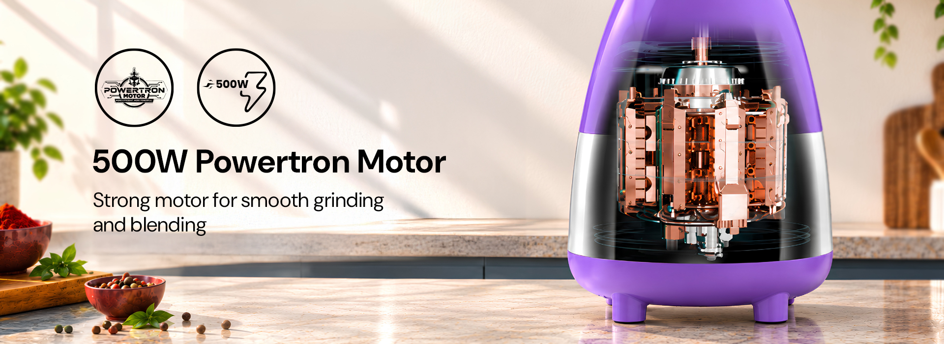 500W Powertron Motor