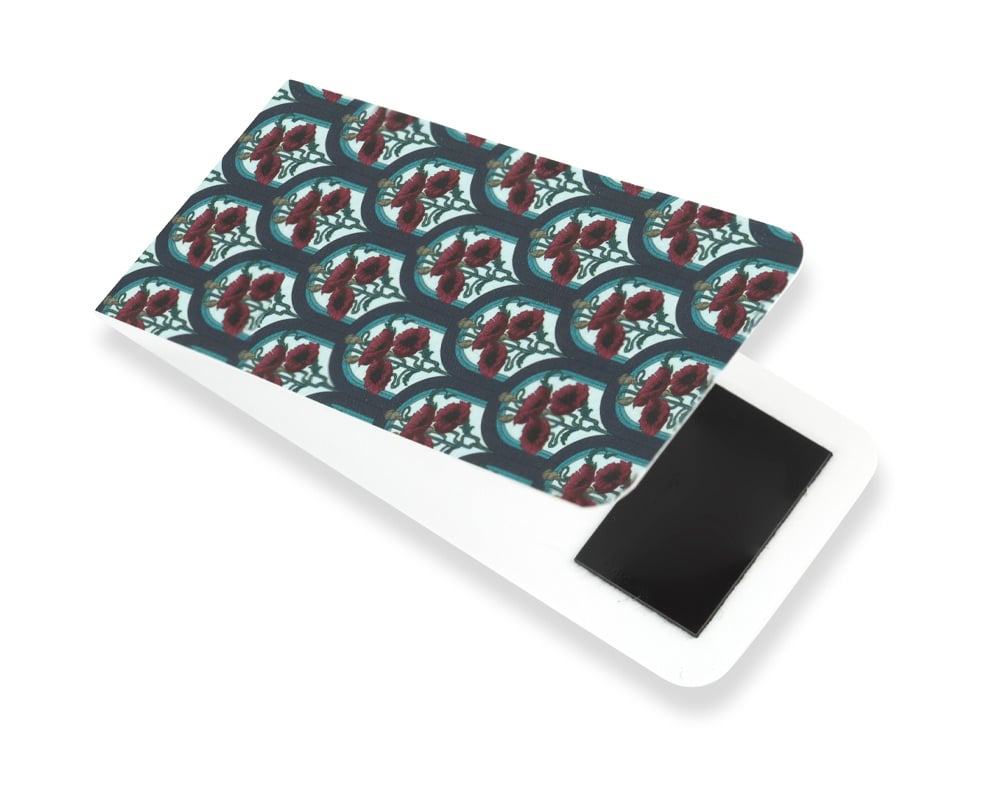Laurence Llewelyn-Bowen Art Deco Poppy Magnetic Bookmark