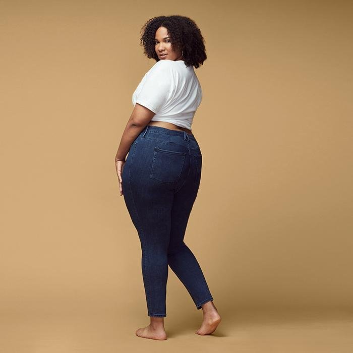 girl in jeans size 24