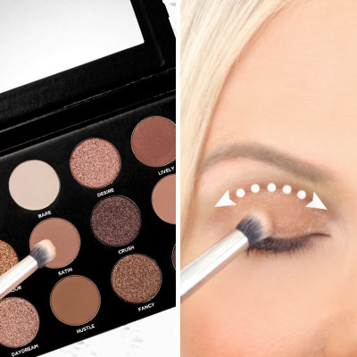 Doll Smash Expressionism Eyeshadow Palette how to use - Use 1, Step 2