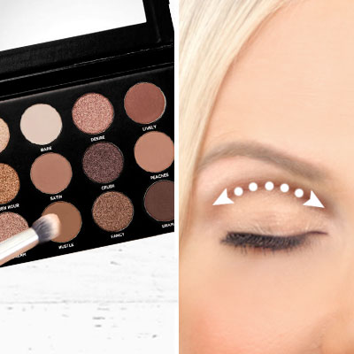 Doll Smash Expressionism Eyeshadow Palette how to use - Use 2, Step 1 