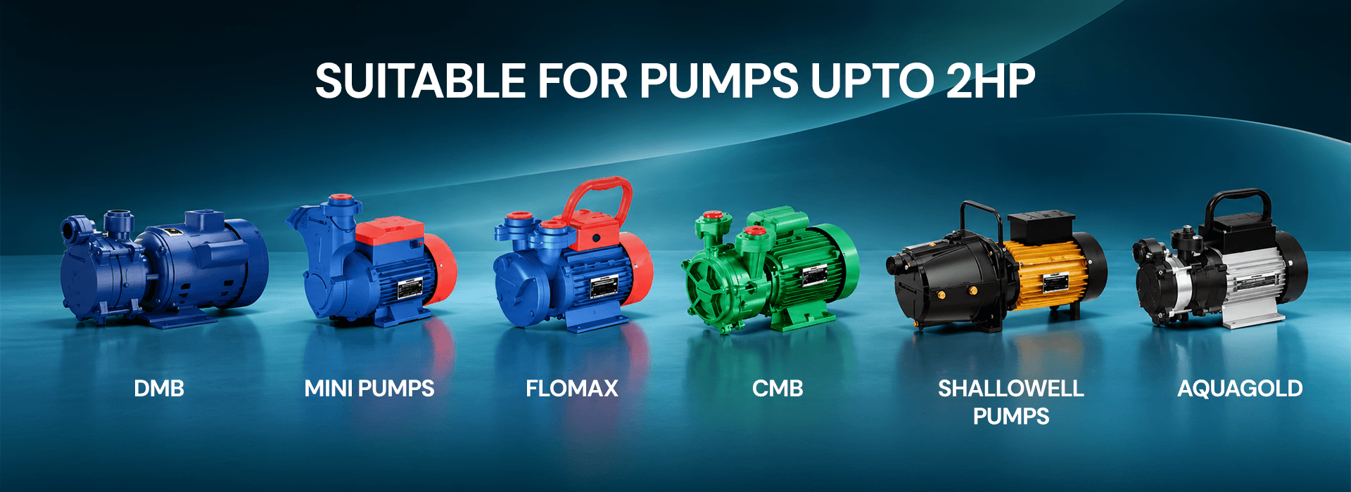 Suitable For Pumps Upto 2HP