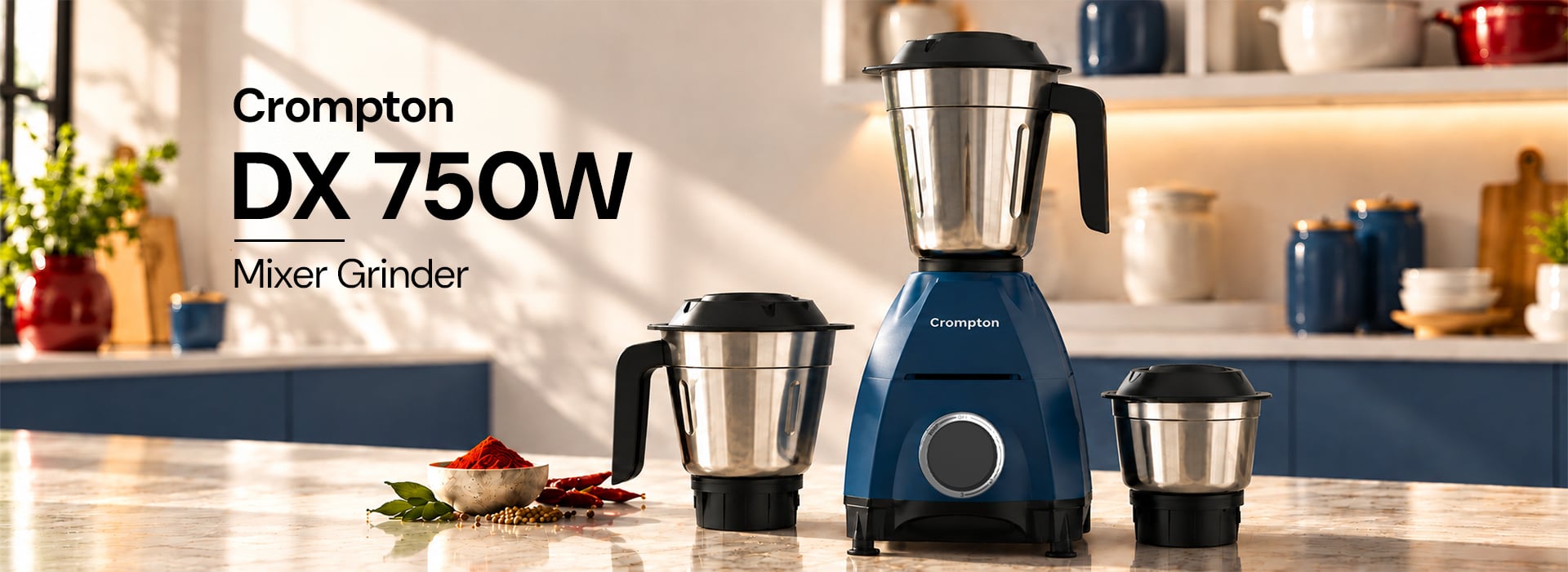 Crompton DX 750 W Mixer Grinder