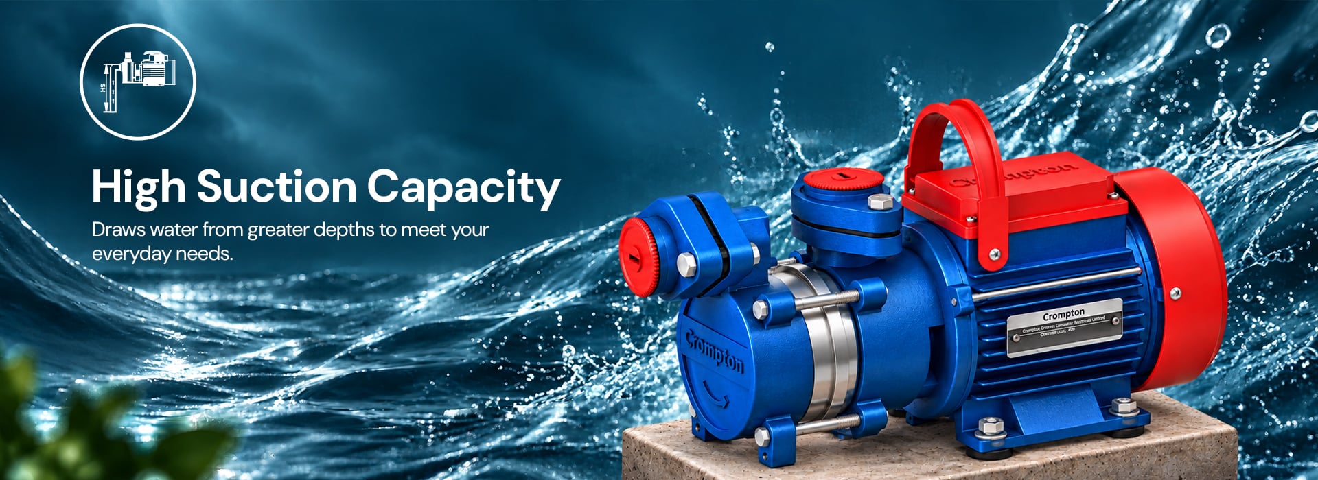 High Suction Capacity