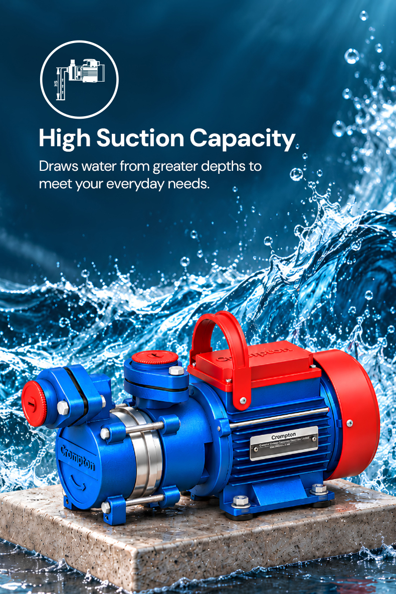 High Suction Capacity