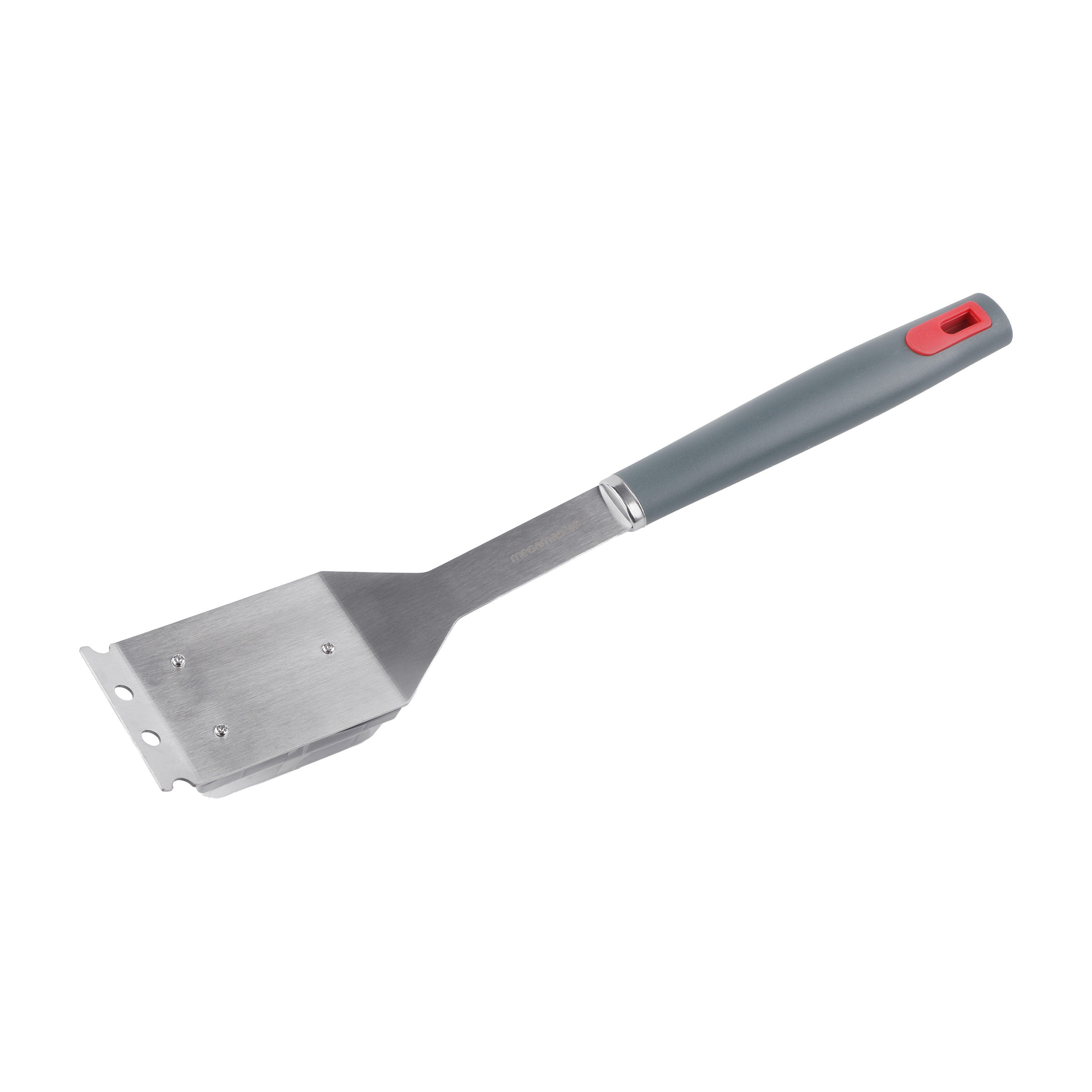 Stainless Steel Bristles and Integrated Scraper