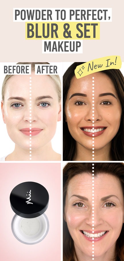 Mii Cosmetics Illusionist Translucent Setting Powder - Beauty and the Boutique - Powder to perfect, blur & set makeup