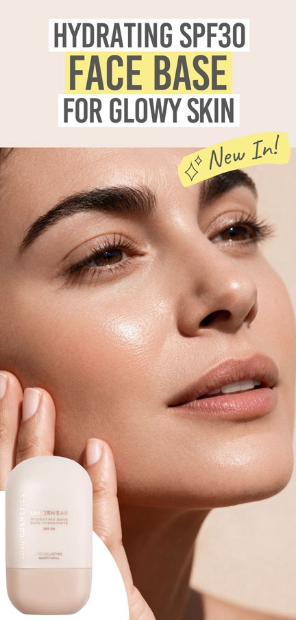 SOSU Underwear Hydrating Base SPF30 - Beauty and the Boutique - Hydrating SPF30 face base for glowy skin