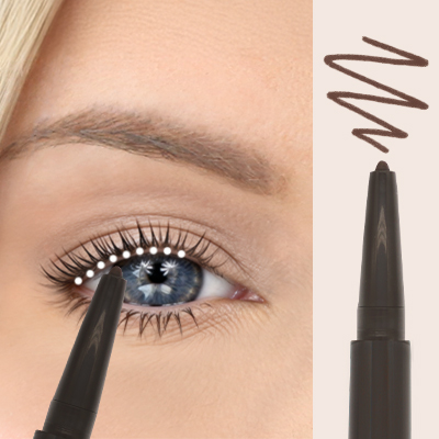 Love Katie Smokey Liner in Dark Chocolate how to use - Look 3, Step 1