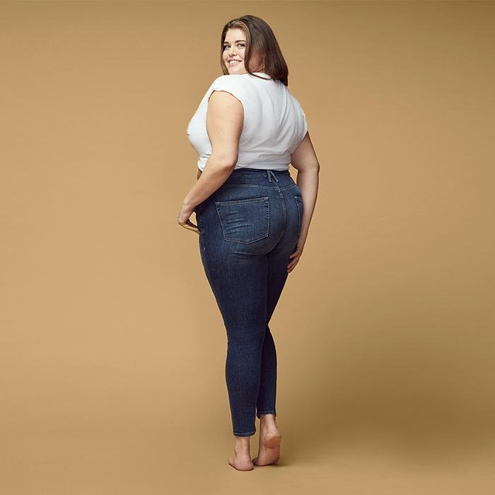 girl in jeans size 18