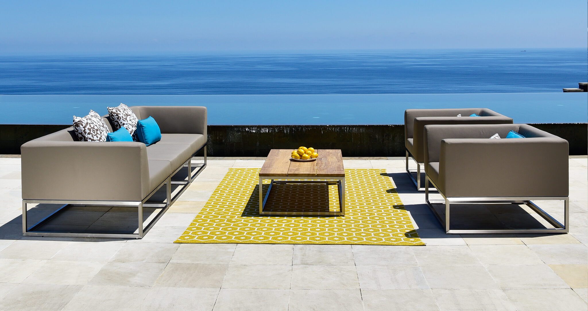 Latitude luxury outdoor sofa