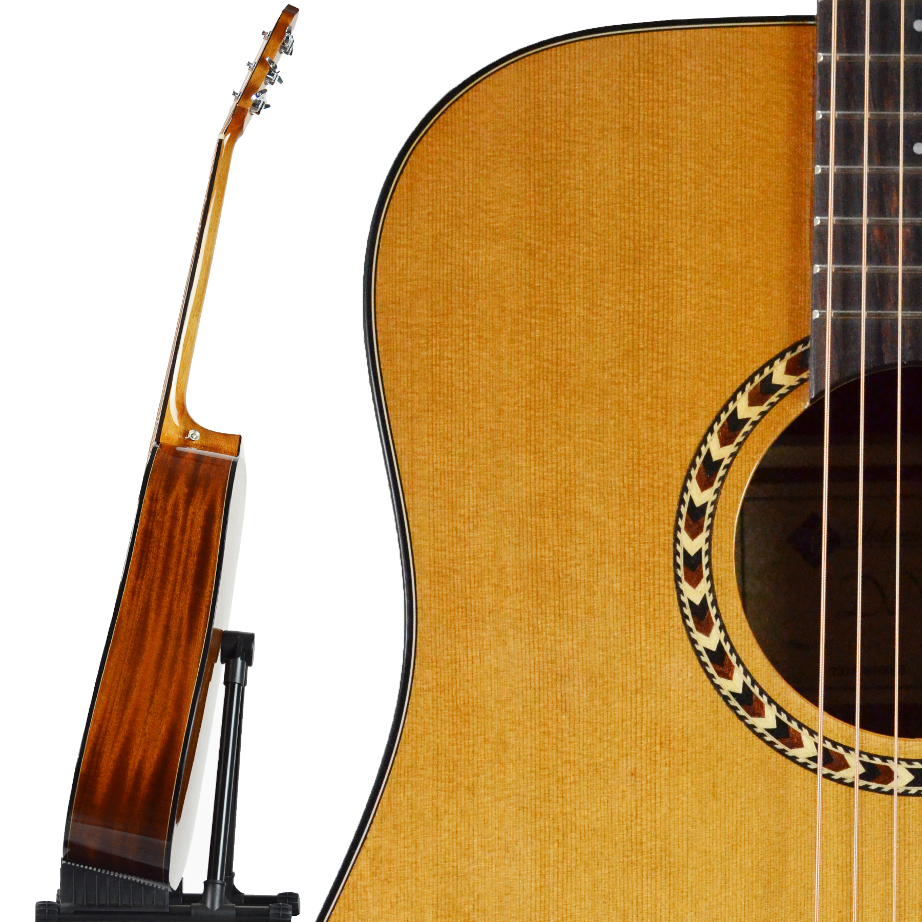 Antonio Giuliani DN-4 Steel-String Dreadnought Acoustic Guitar Outfit in action