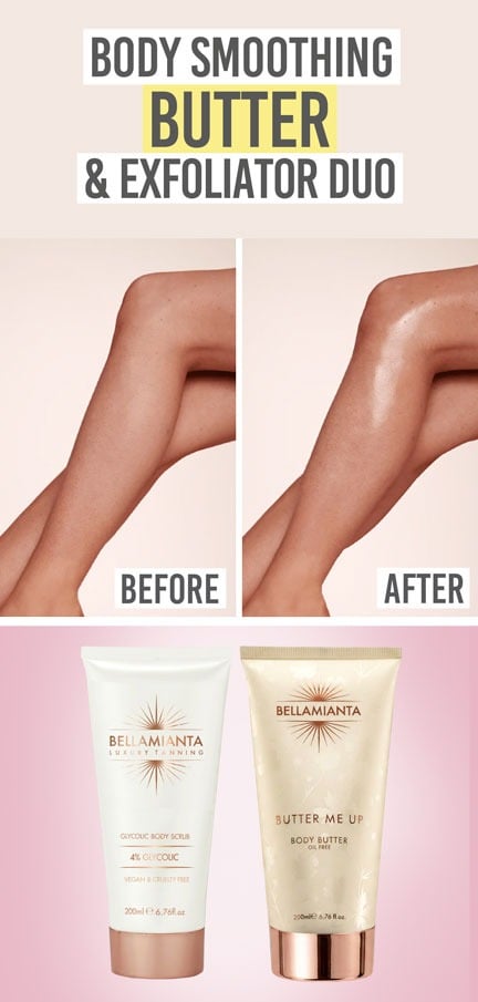 Bellamianta Smoothing Body Duo - Beauty and the Boutique - Body Smoothing Butter & Exfoliating Duo