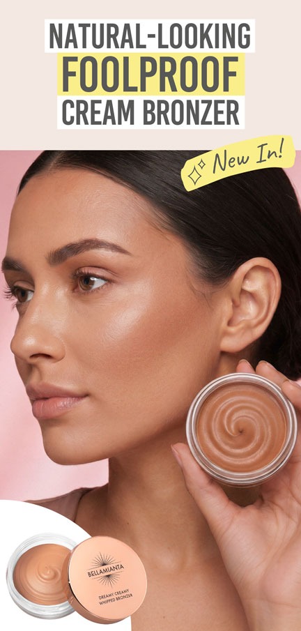 Bellamianta Dreamy Creamy Whipped Bronzer - Beauty and the Boutique - Natural-looking foolproof cream bronzer