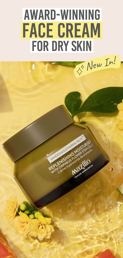 Mazillo Replenishing Moisturiser - Beauty and the Boutique - Award-winning face cream for dry skin