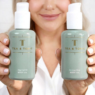 Tea + Tonic Day & Night Body Oil Duo how to use - Use 2, Step 3
