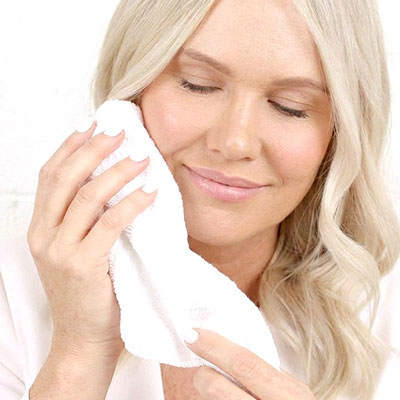 Tea + Tonic Cleansing Balm & Face Oil Duo how to use - Product 1, Step 4