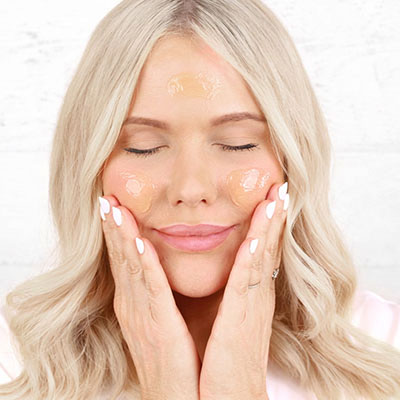 Tea + Tonic Cleansing Balm & Face Oil Duo how to use - Product 1, Step 5
