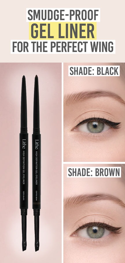 Lithe High Definition Gel Eyeliner - Beauty and the Boutique - Smudge-proof gel liner for the perfect wing