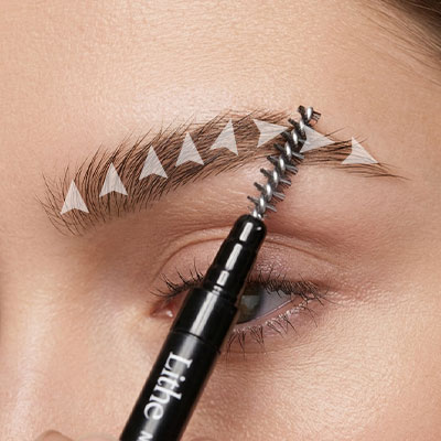 Lithe Nano Fill Brow Pencil how to use - Step 3