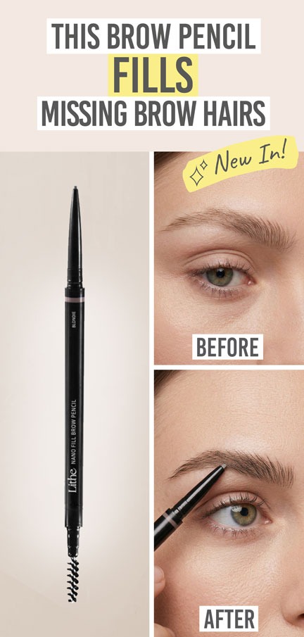 Lithe Nano Fill Brow Pencil - Beauty and the Boutique - This Brow Pencil Fills Missing Brow Hairs