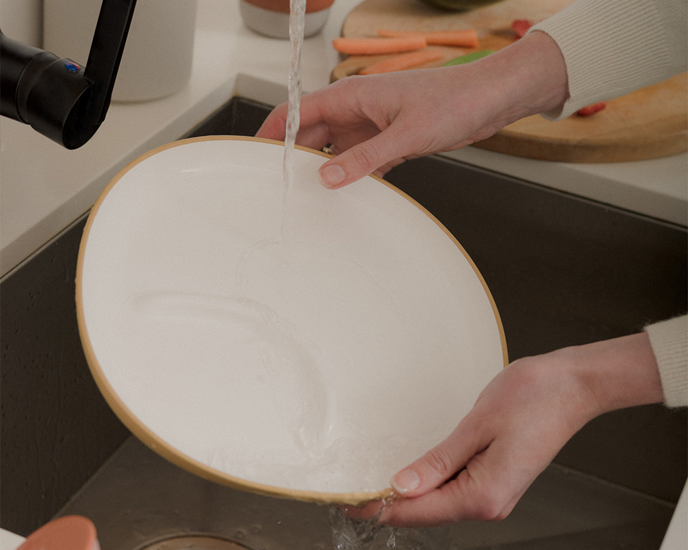  BONBO assiette  en yellow  