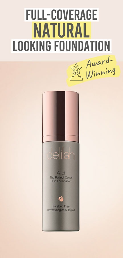 Delilah Alibi Foundation - Beauty and the Boutique - Full coverage natural looking foundation

