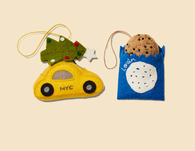 Levain Holiday Ornaments
