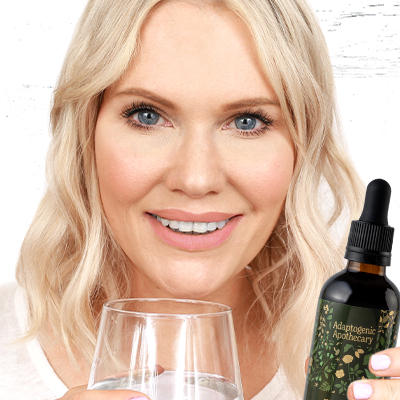 Adaptogenic Apothecary 'Exhale' Glycerite Drops how to use - Step 3