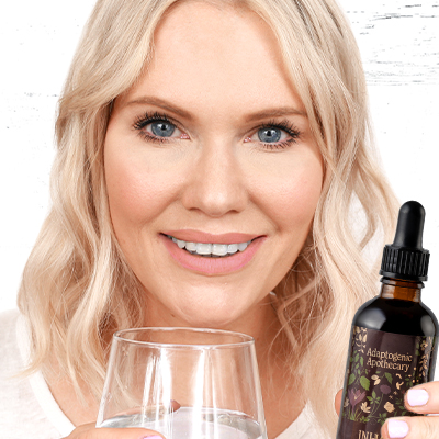 Adaptogenic Apothecary 'Inhale' Energising Glycerite Drops how to use - Step 3
