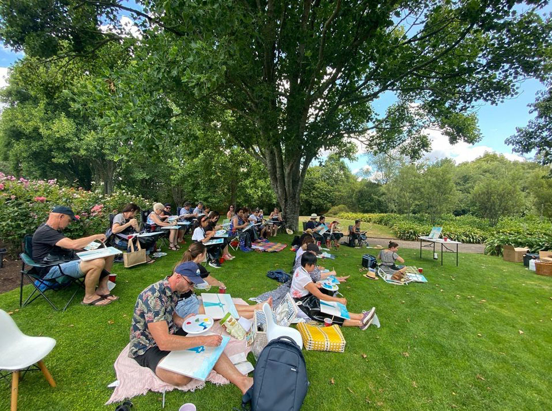 Paintvine In The Park Painting in NZ s most beautiful parks